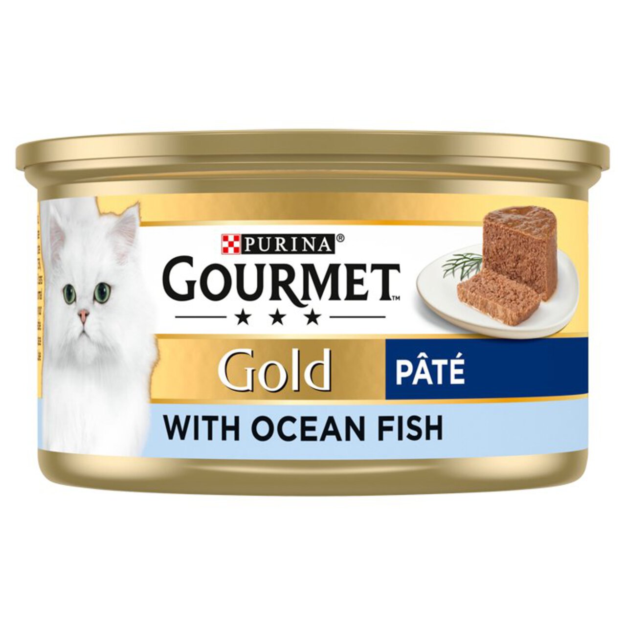 Gourmet Gold Tinned Cat Food Pate with Ocean Fish 85g