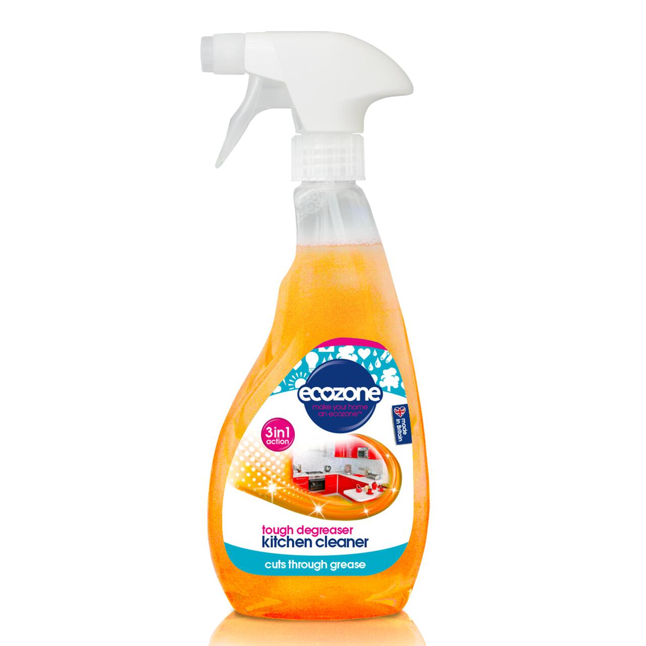 Ecozone 3 in 1 Kitchen Cleaner & Degreaser Spray 500ml