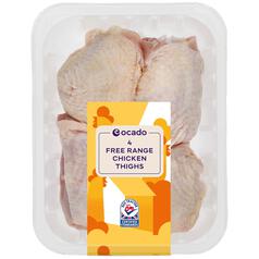 Ocado 4 Free Range Chicken Thighs Typically: 540g