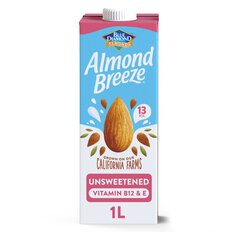 Almond Breeze Long Life Unsweetened Almond Milk Alternative 1l
