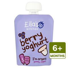 Ella's Kitchen Berry Organic Yoghurt Pouch, 6 mths+ 90g