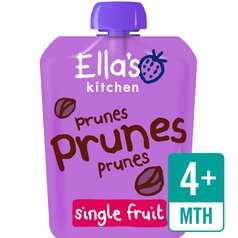 Ella's Kitchen Prunes Organic Single Fruit Pouch, 4 mths+ 70g