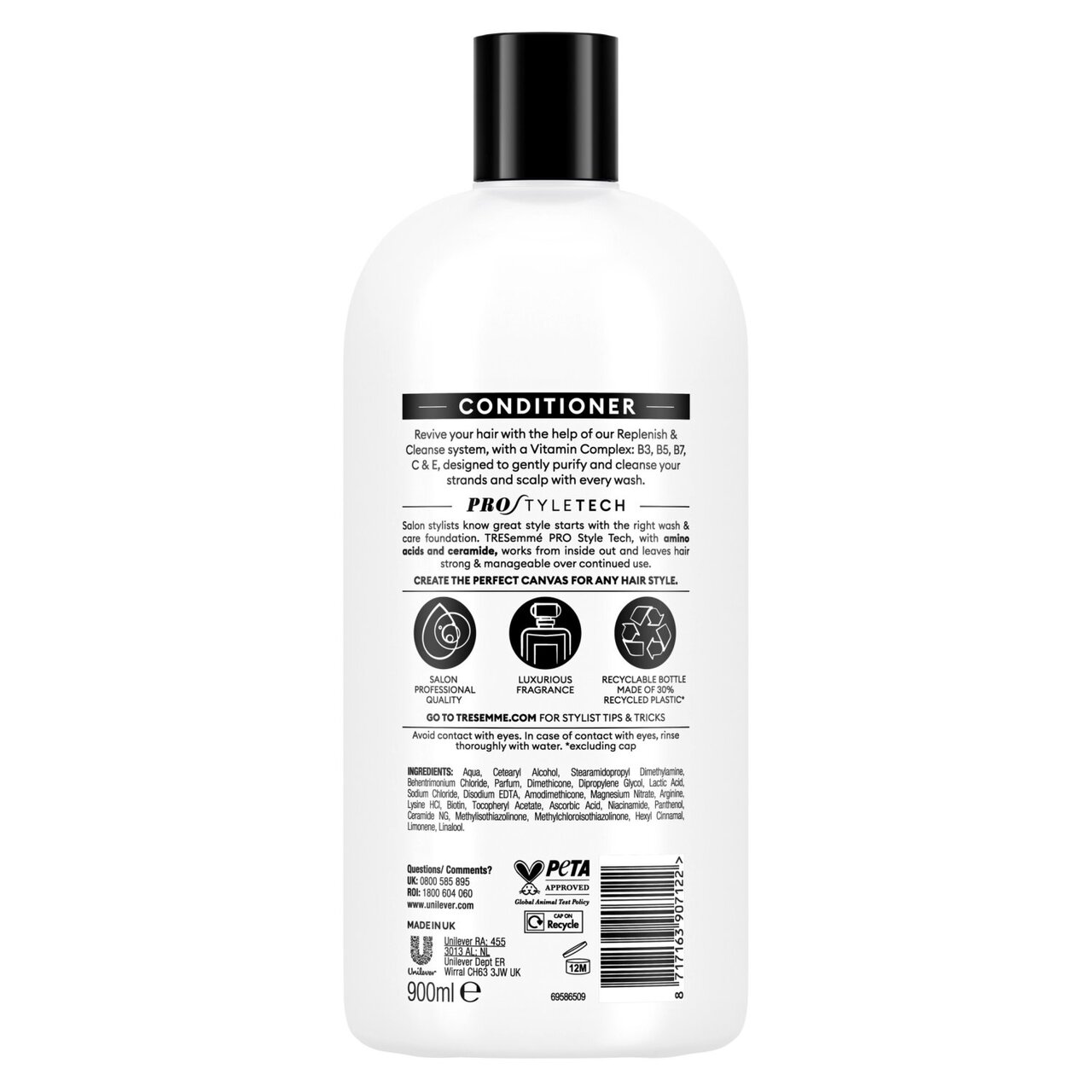 Tresemme Replenish & Cleanse Conditioner 900ml