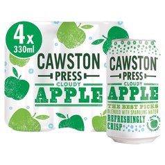 Cawston Press Sparkling Cloudy Apple 4 x 330ml