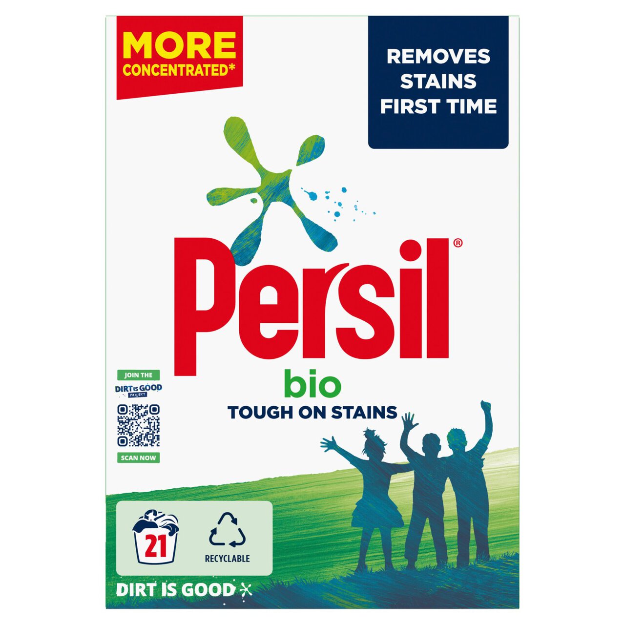 Persil Bio stain Fabric Cleaning Washing Powder 21 Wash 1.05kg