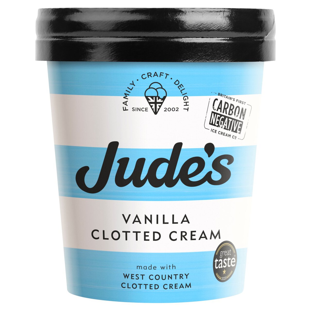 Jude's Vanilla Clotted Cream Ice Cream 460ml