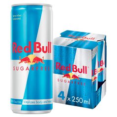 Red Bull Sugar Free 4 x 250ml