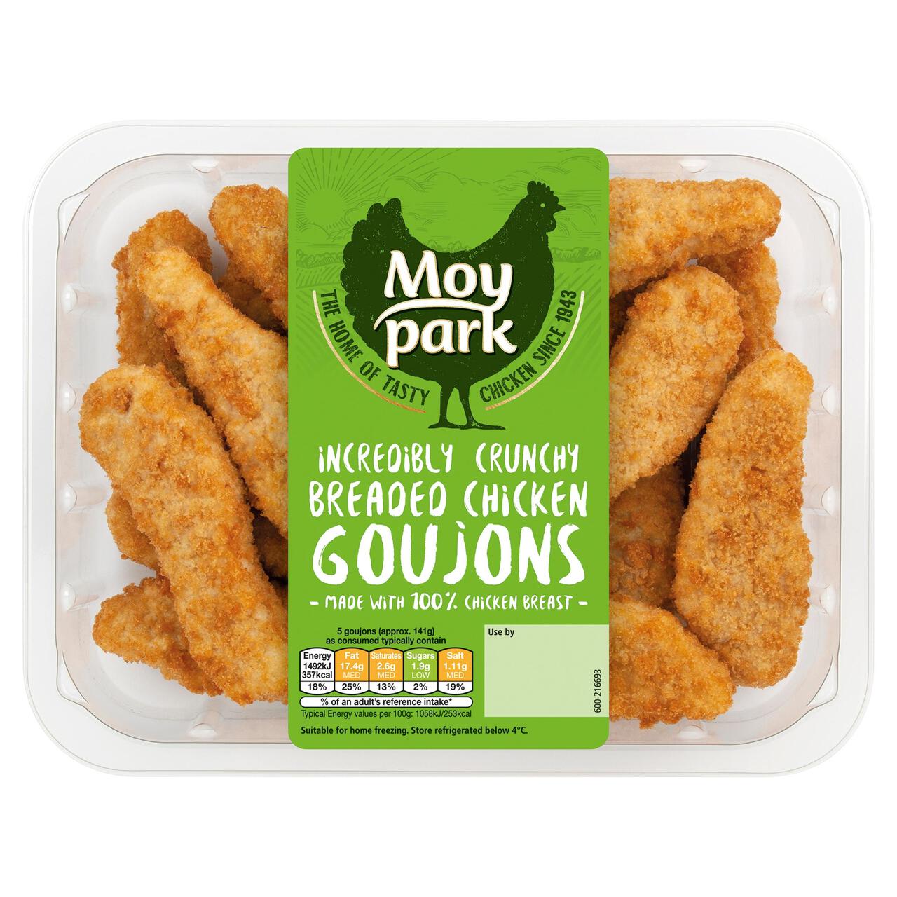 Moy Park Breaded Chicken Goujons 430g