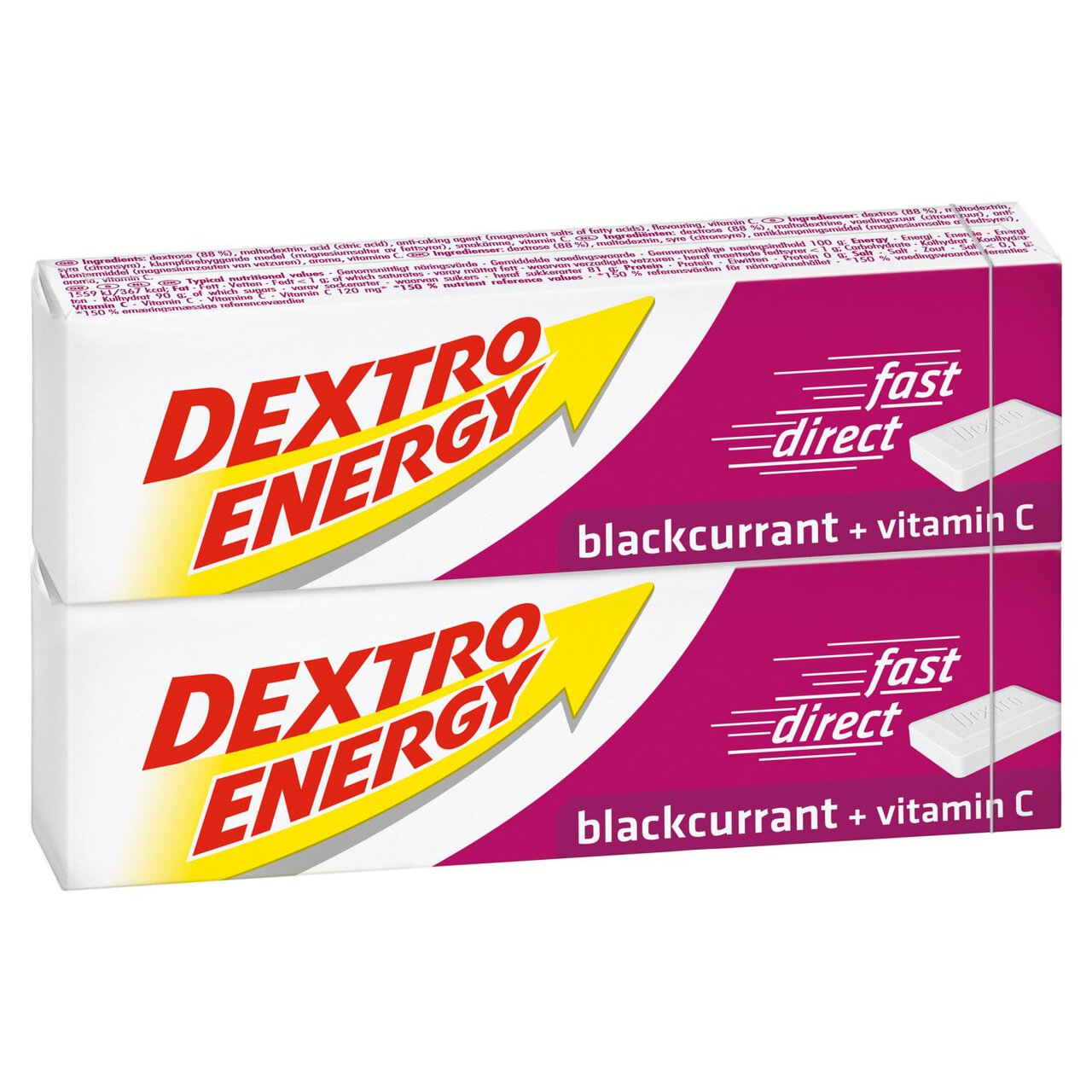 Dextro Blackcurrant + Vitamin C Energy Tablets 2 x 14 per pack