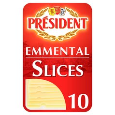 President Emmental Cheese Slices 200g