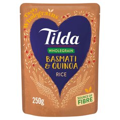 Tilda Steamed Wholegrain Basmati & Quinoa 250g