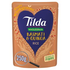 Tilda Steamed Wholegrain Basmati & Quinoa 250g