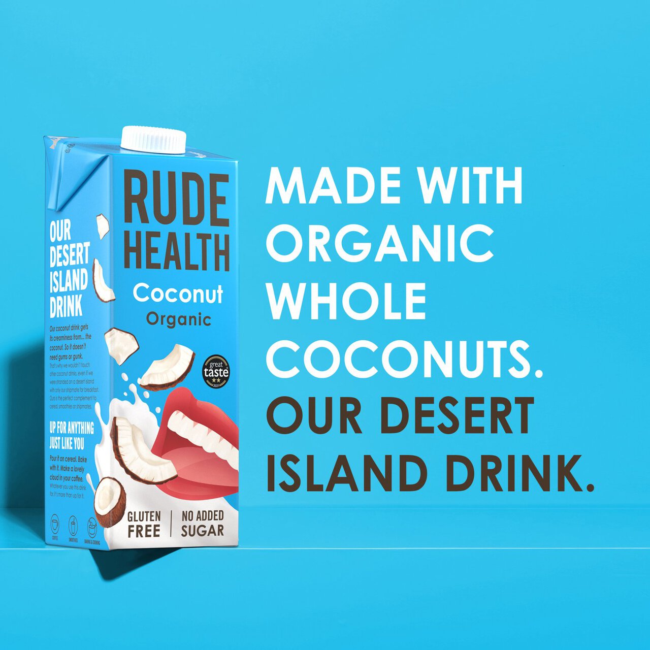 Rude Health Organic Coconut Drink Longlife 1l
