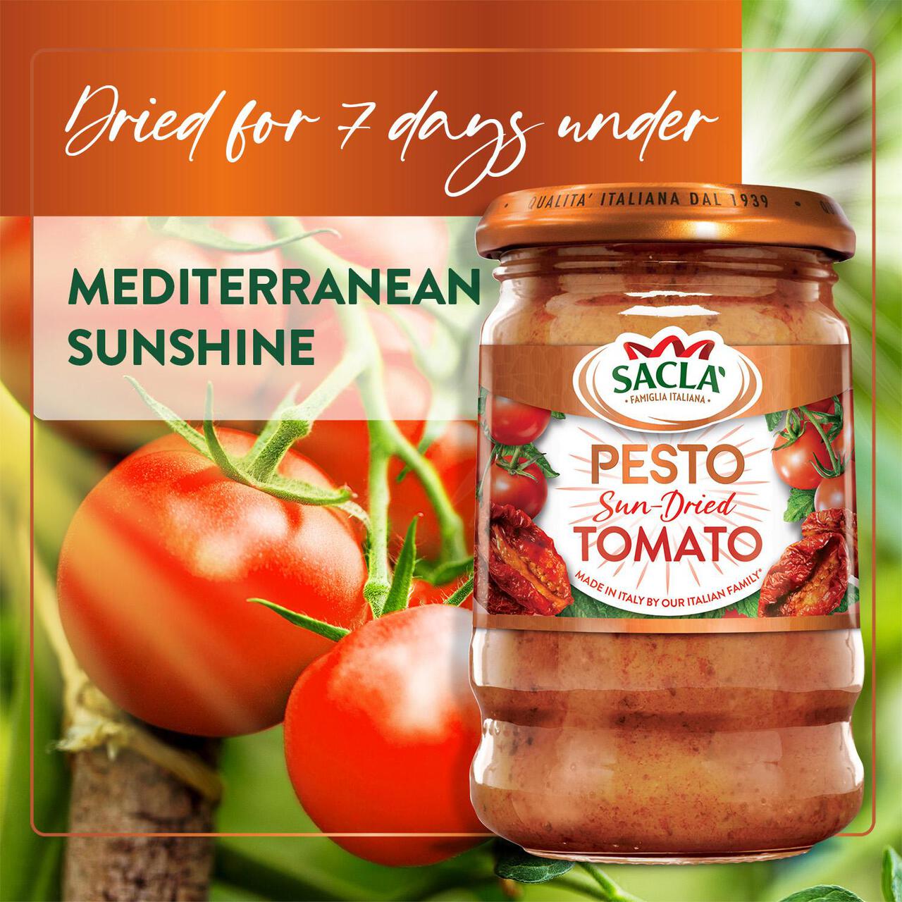Sacla Sun-Dried Tomato Pesto 190g