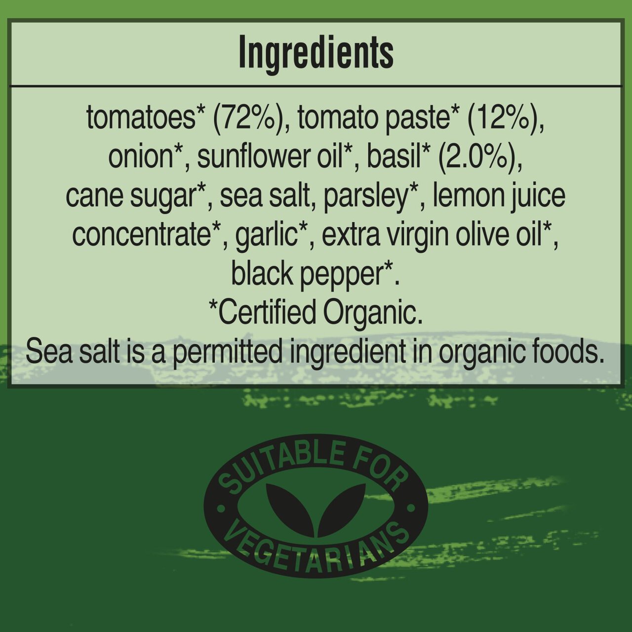 Seeds Of Change Tomato & Basil Organic Pasta Sauce 500g