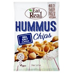 Eat Real Hummus Sea Salt Flavoured Chips 135g