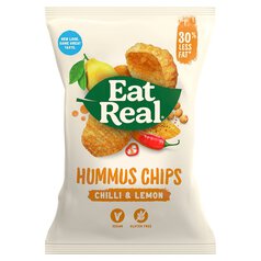 Eat Real Hummus Chilli & Lemon Flavoured Chips 135g