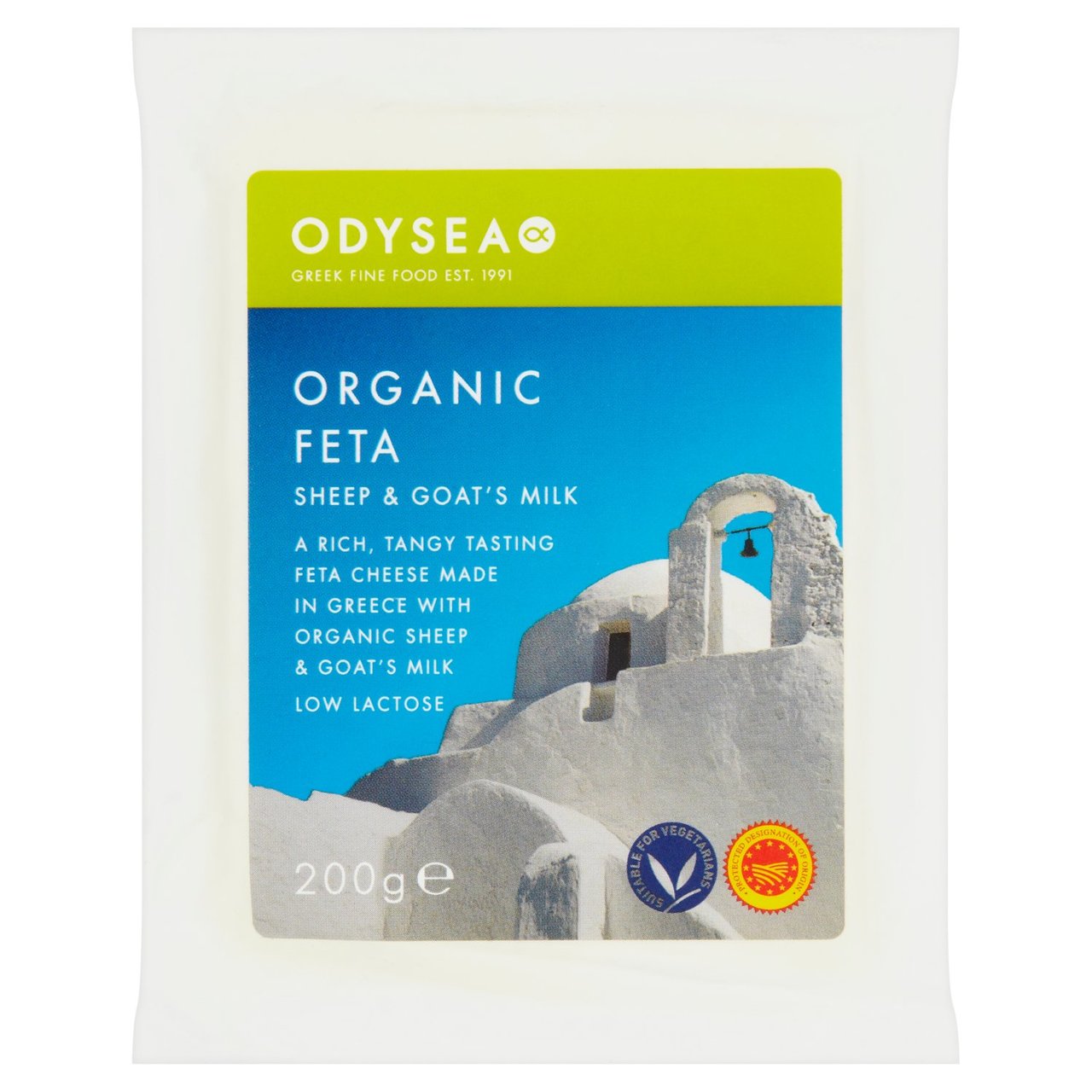 Odysea Organic Sheep & Goats Milk Feta 200g
