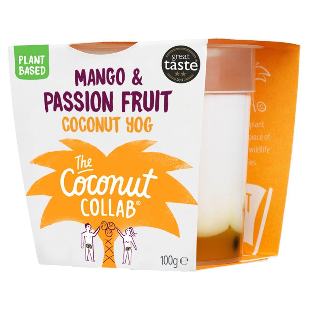 The Coconut Collaborative Mango & Passion Fruit Coconut Yog 100g