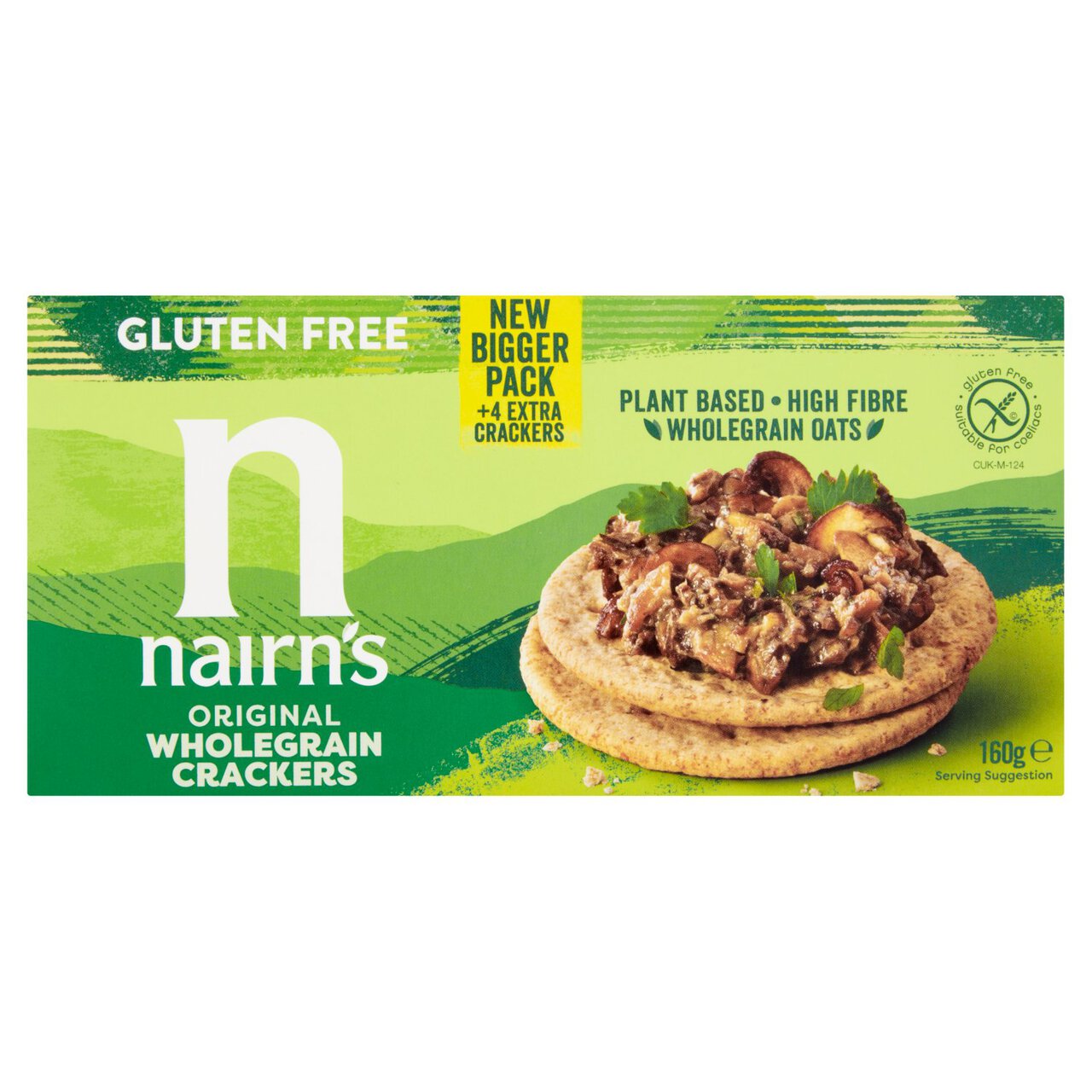Nairns Gluten Free Wholegrain Crackers 160g
