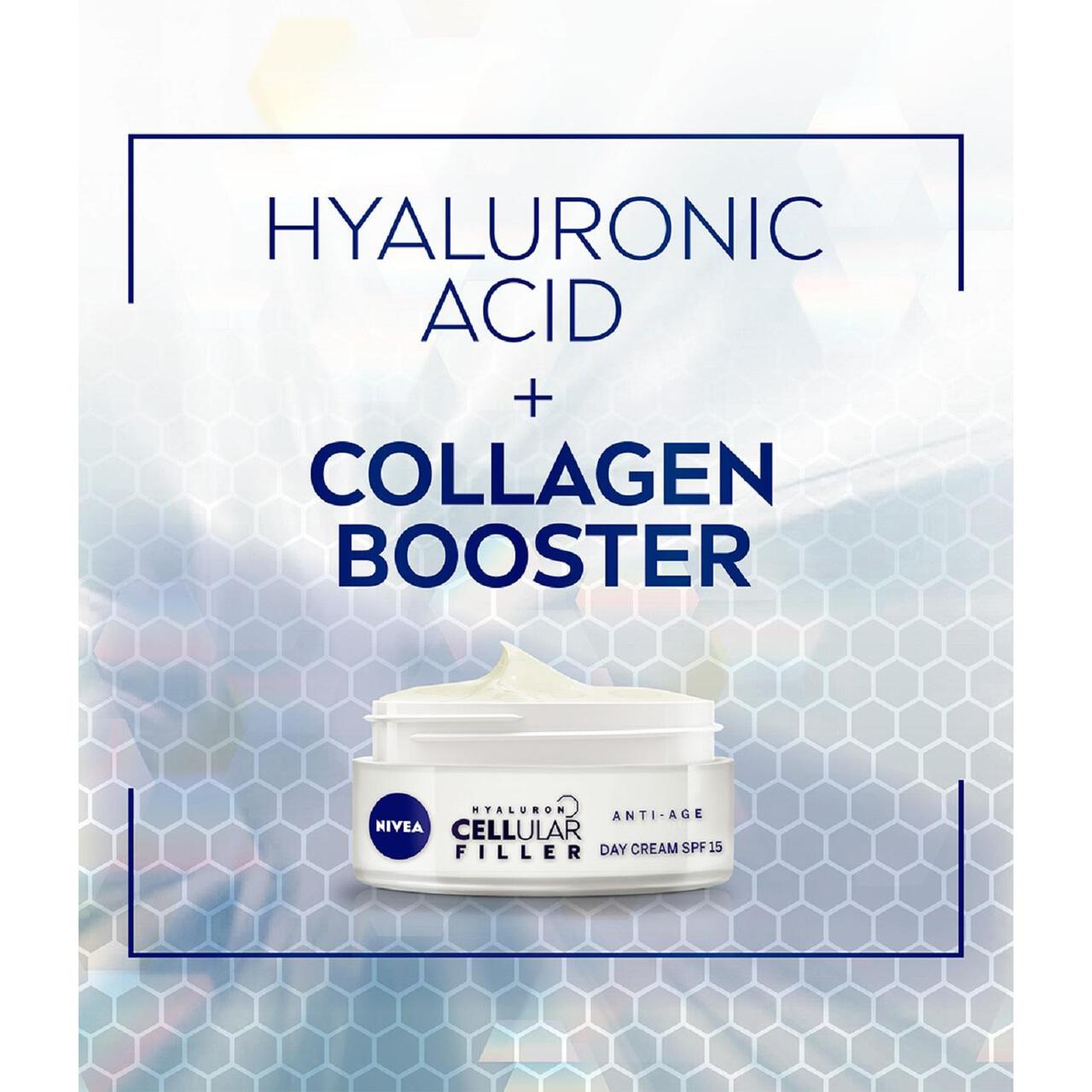 NIVEA Hyaluron Cellular Filler Anti-Age Day Cream SPF15 50ml