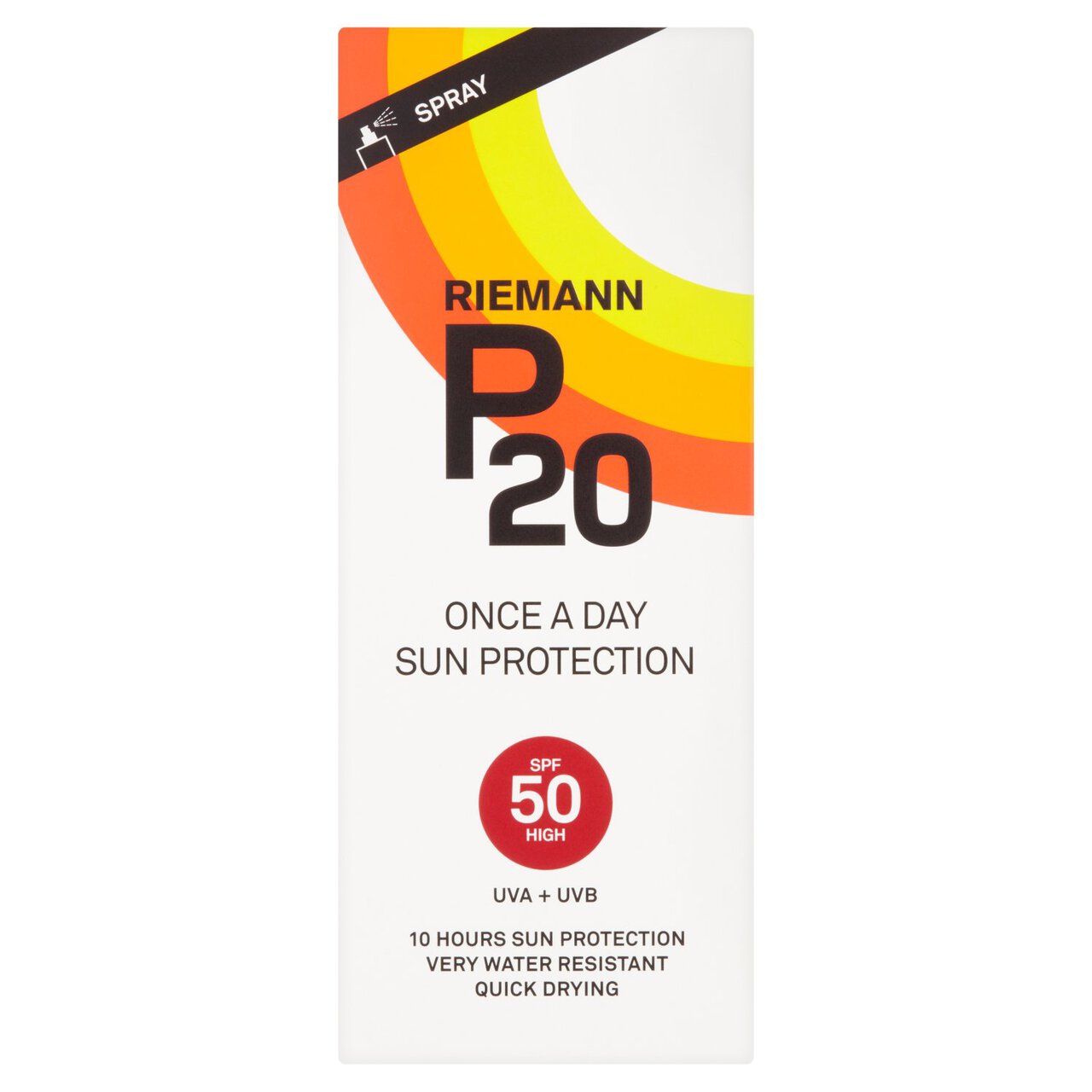 Riemann P20 SPF 50 Sun Protection Spray 200ml