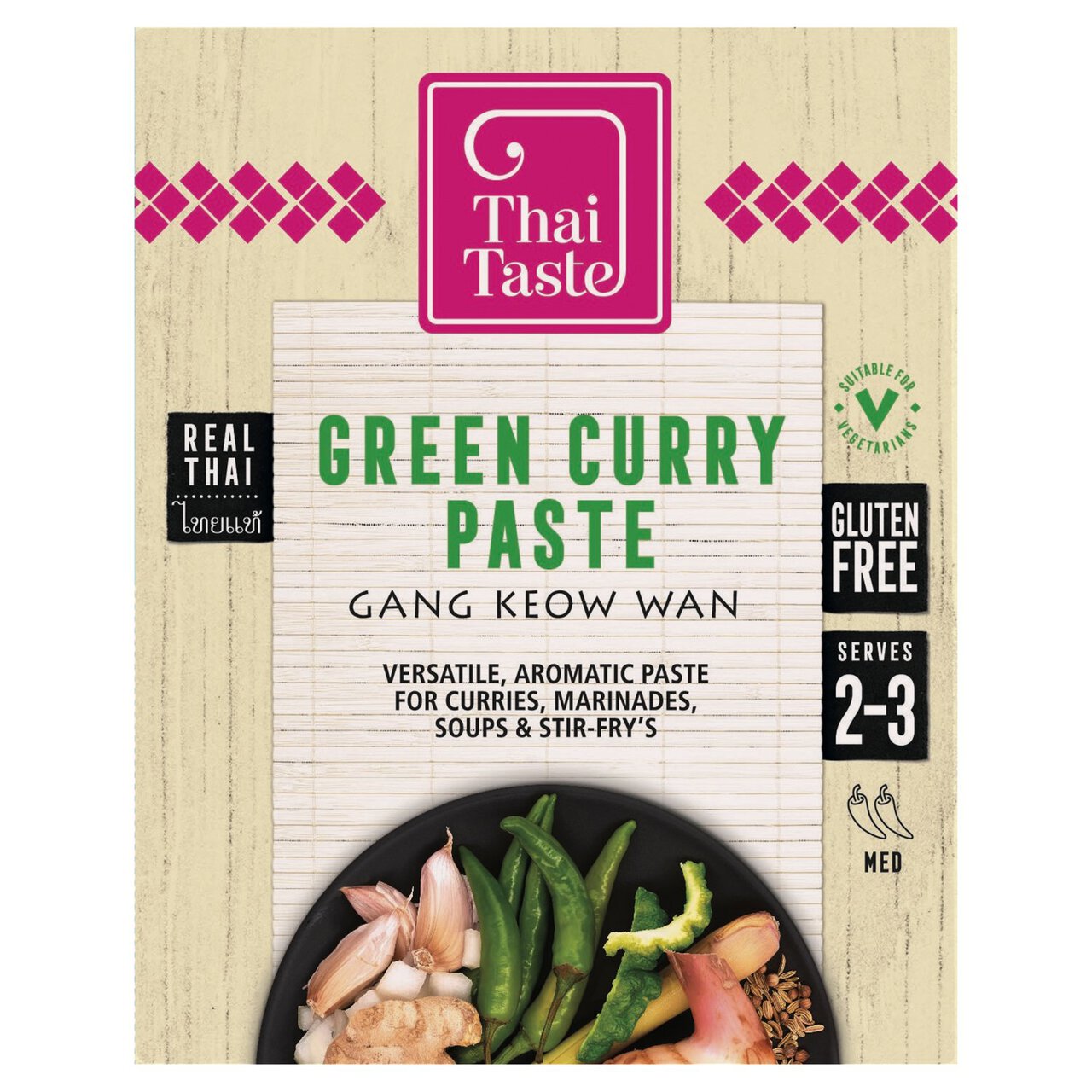 Thai Taste Green Curry Paste Sachet 43g