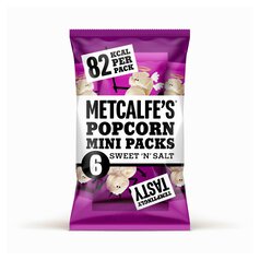Metcalfe's Sweet 'N' Salt Popcorn Multipack 6 x 17g