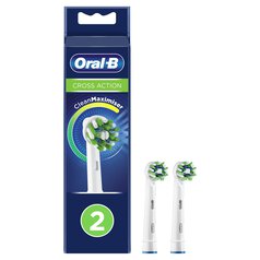 Oral-B CrossAction Toothbrush Heads 2 per pack