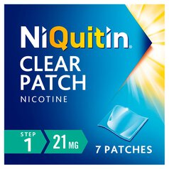 NiQuitin CQ 21mg Clear Patch, Step 1 7 per pack