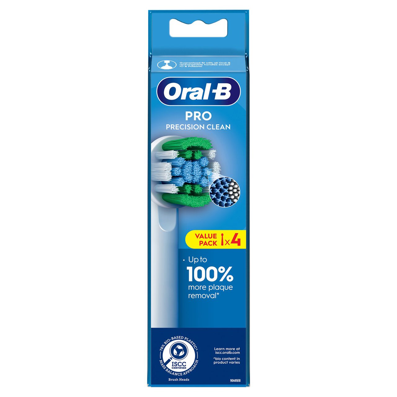 Oral-B Toothbrush Heads Precision Clean 4 per pack
