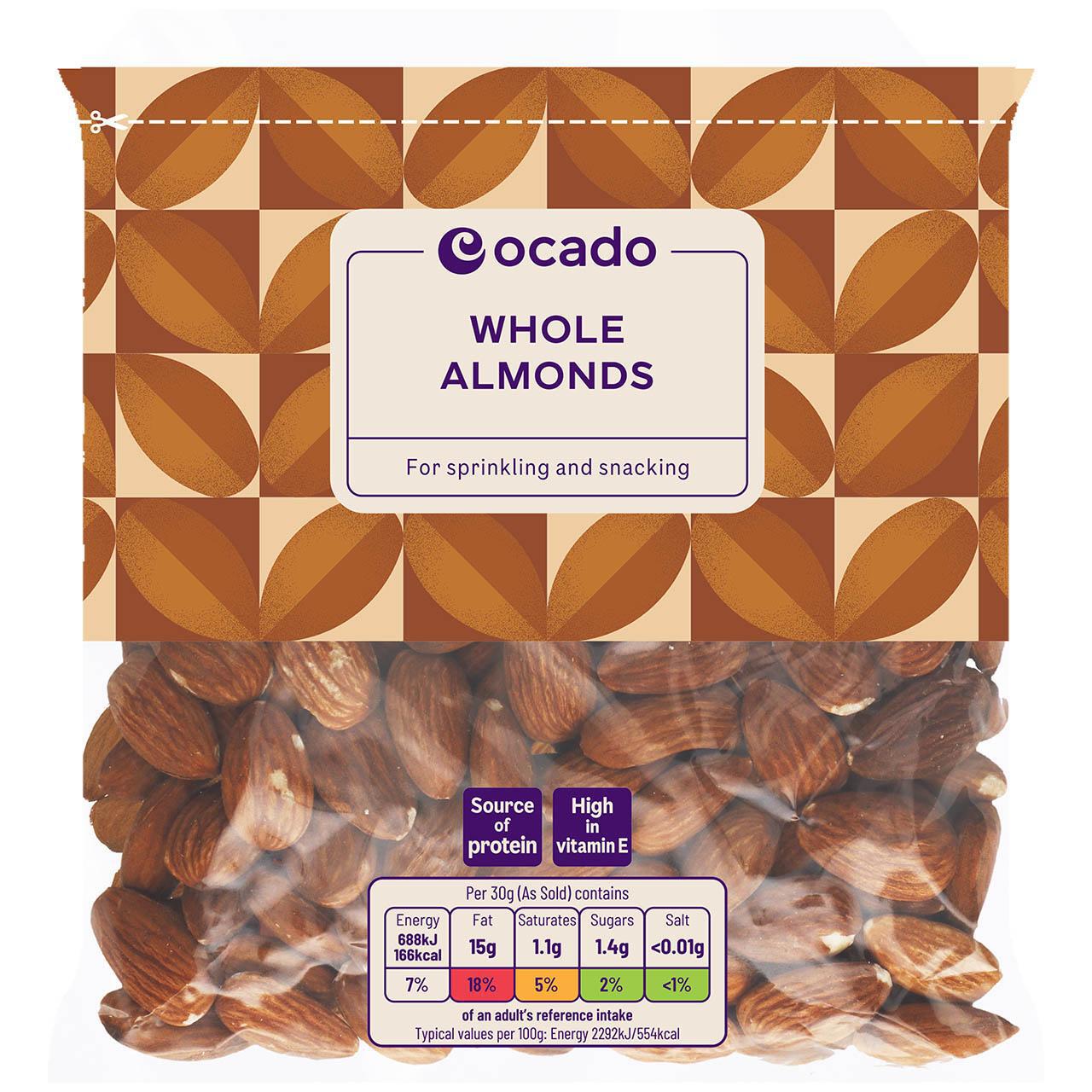 Ocado Whole Almonds 200g