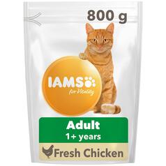IAMS for Vitality Adult Cat Food With Fresh Chicken 800g
