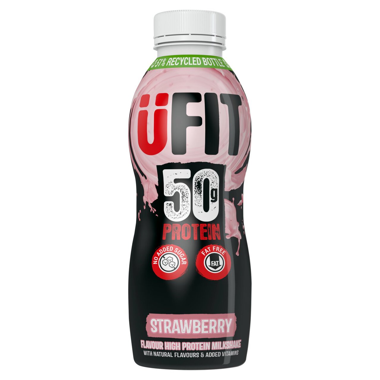 UFIT Strawberry 50g Protein Milkshake 500ml