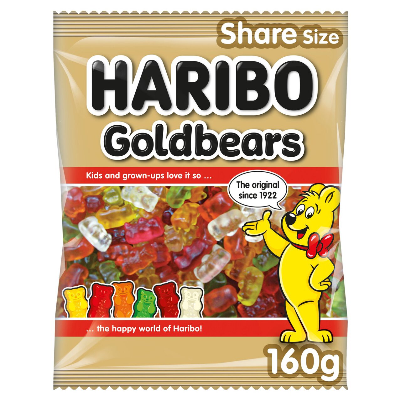 Haribo Goldbears Sweets Sharing Bag 160g