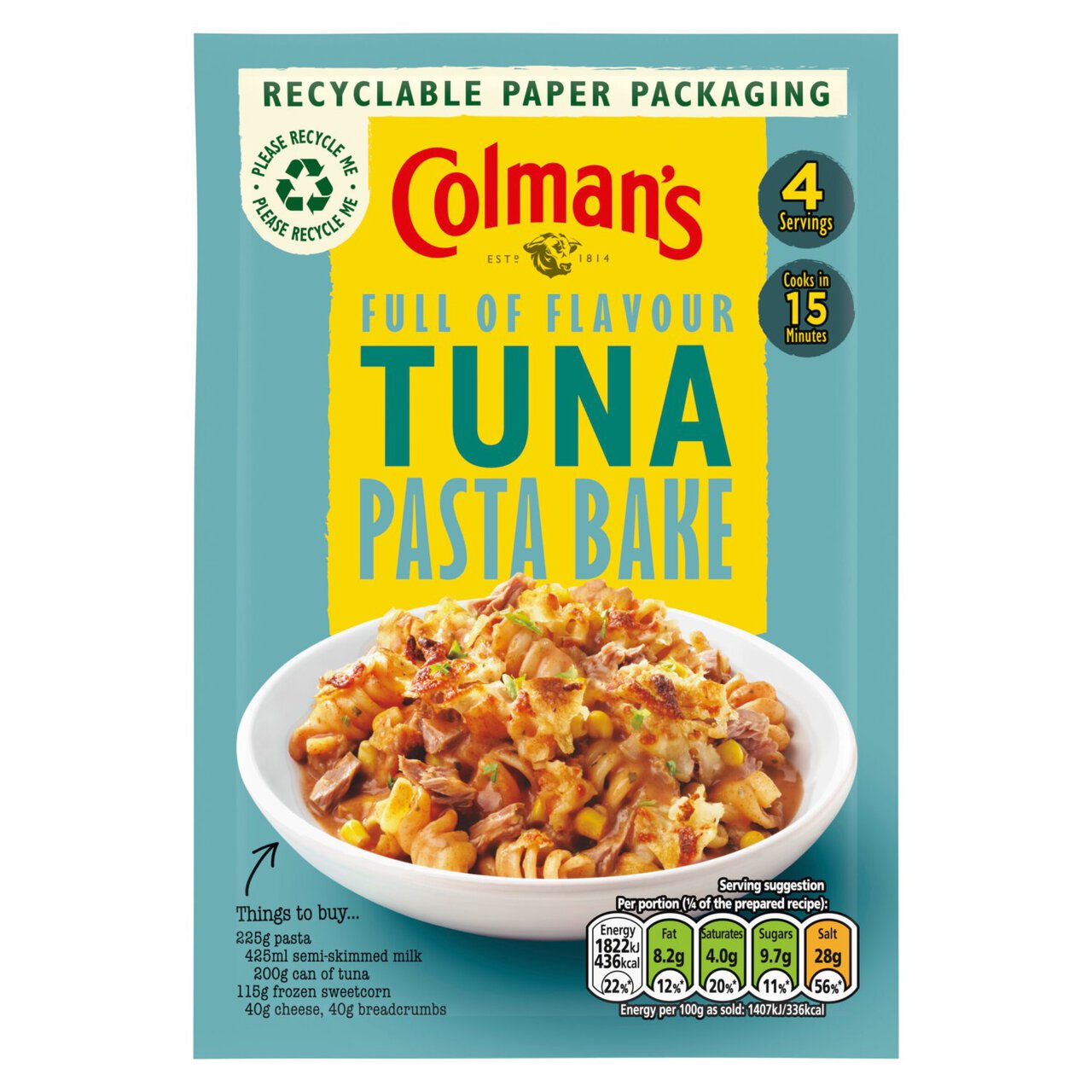 Colman's Tuna Pasta Bake Recipe Mix 44g