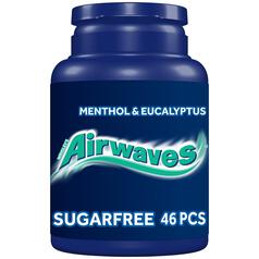Airwaves Menthol & Eucalyptus Sugar Free Chewing Gum Bottle 46 Pieces 46 per pack
