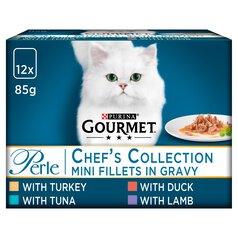 Gourmet Perle Cat Food Chefs Collection Mixed 12 x 85g 12 x 85g
