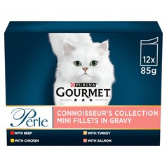 Gourmet Perle Connoisseurs Cat Food Mixed 12 x 85g