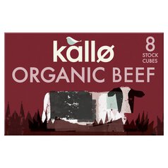 Kallo Organic Beef Stock Cubes 8 x 11g