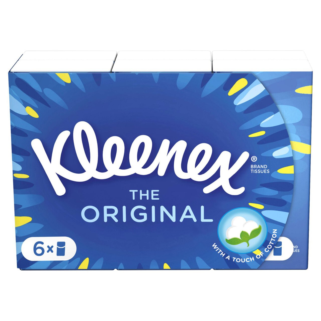 Kleenex The Original Facial Tissues - 6 Pocket Packs 6 x 9 per pack