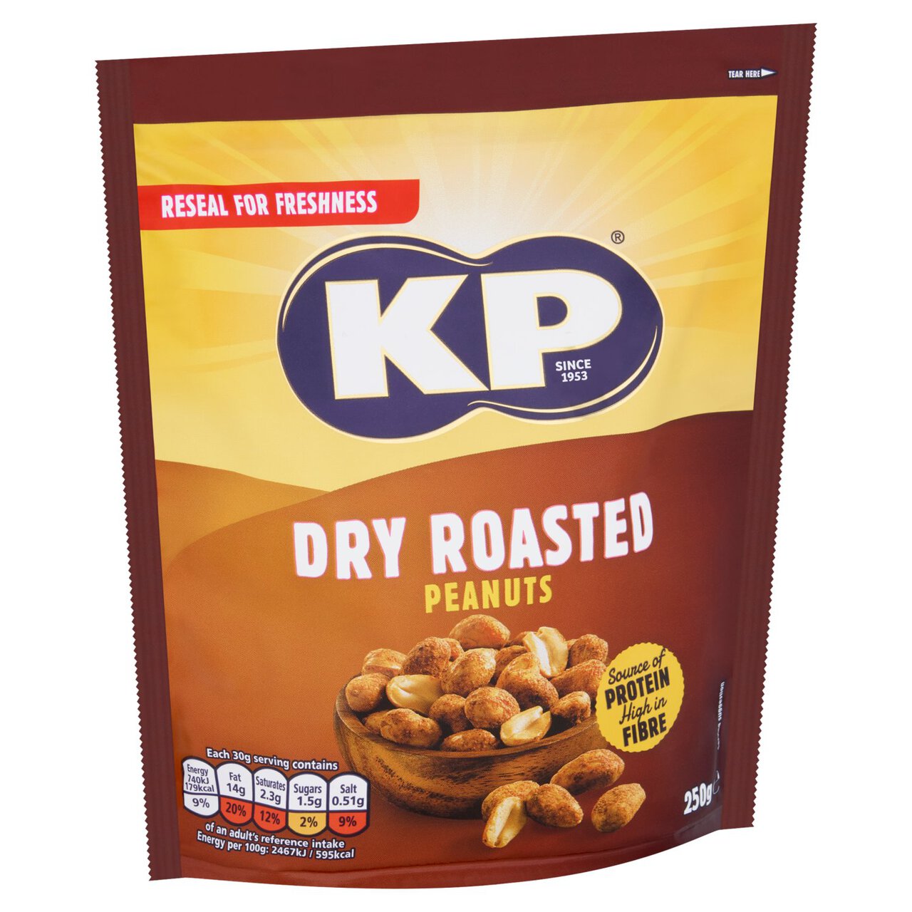 KP Dry Roasted Peanuts 250g