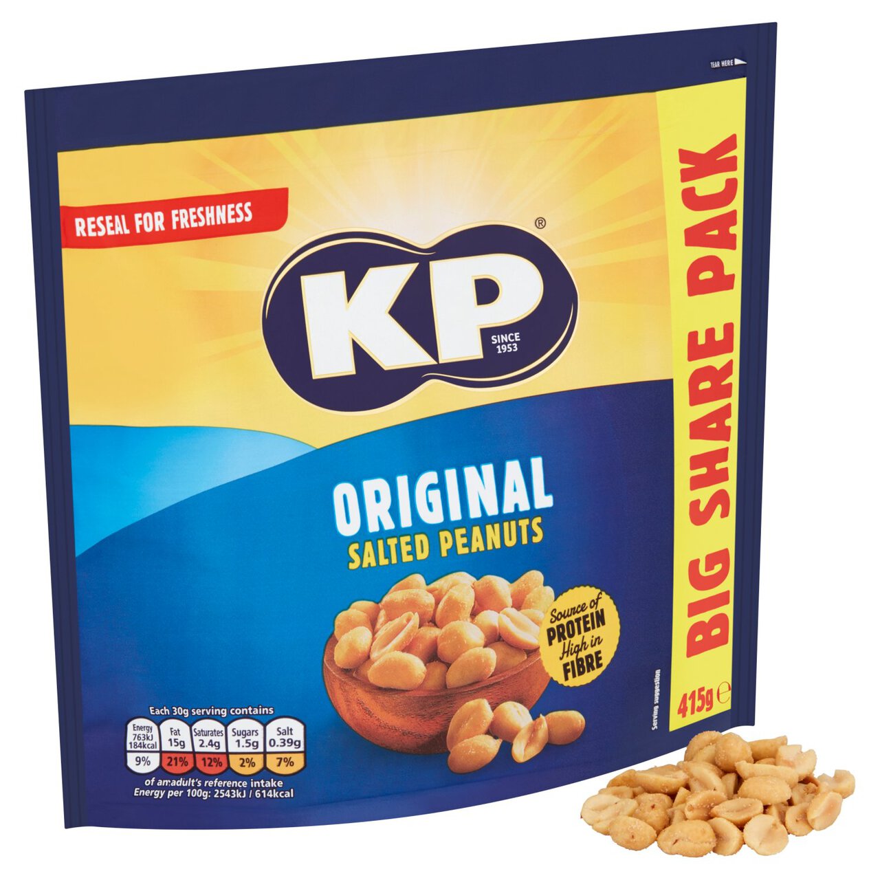 KP Original Salted Peanuts 415g