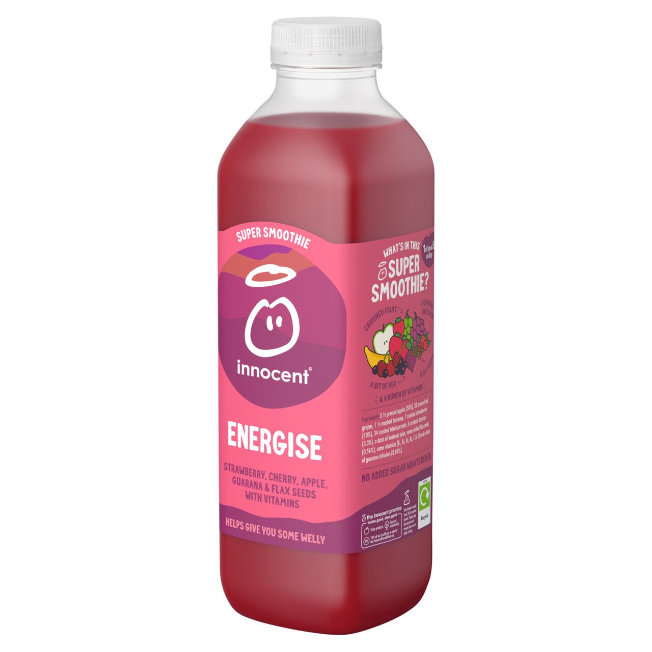 Innocent Smoothie Strawberry & Banana (PET bottle) - 8x250ml