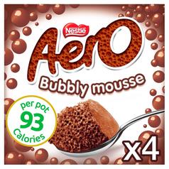 Nestle Aero Chocolate Mousse 4 x 59g