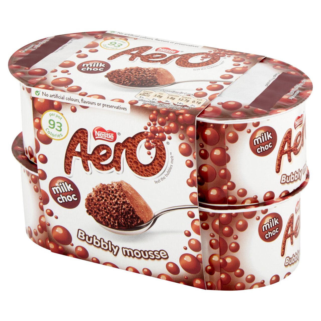 Nestle Aero Chocolate Mousse 4 x 59g | Zoom