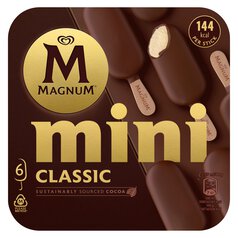 Magnum Mini Classic Ice Cream Lollies 6 x 55ml