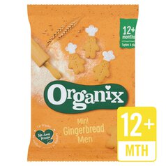 Organix Mini Organic Gingerbread Men, 12 mths+ 25g