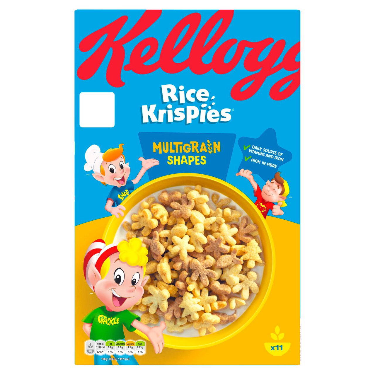 Kellogg's Rice Krispies Multi-Grain Shapes 350g