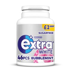 Wrigley's Extra White Chewing Gum Sugar Free Bottle 46 per pack